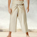 Thai Fisherman Pants On Male Model In Studio
