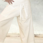 Thai Fisherman Pants On Female Model In Studio